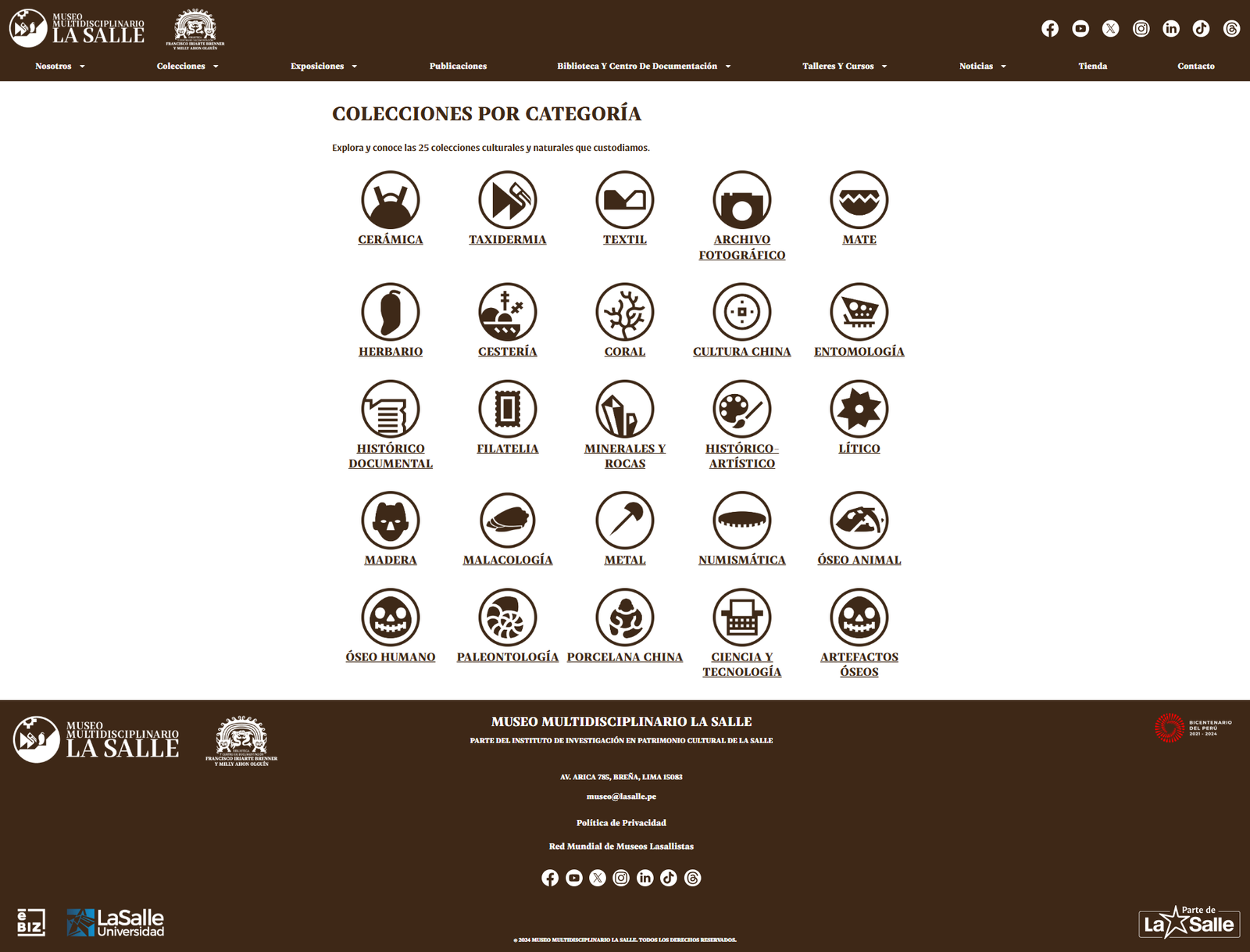 Colecciones por categoría