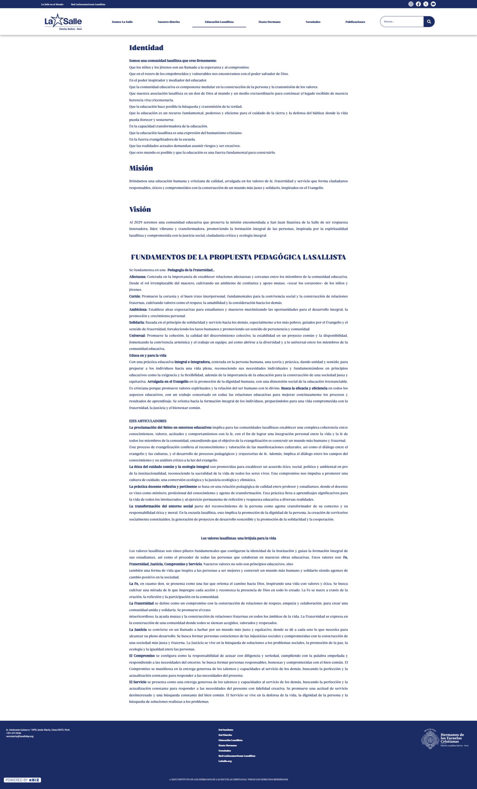 Educación Lasallista