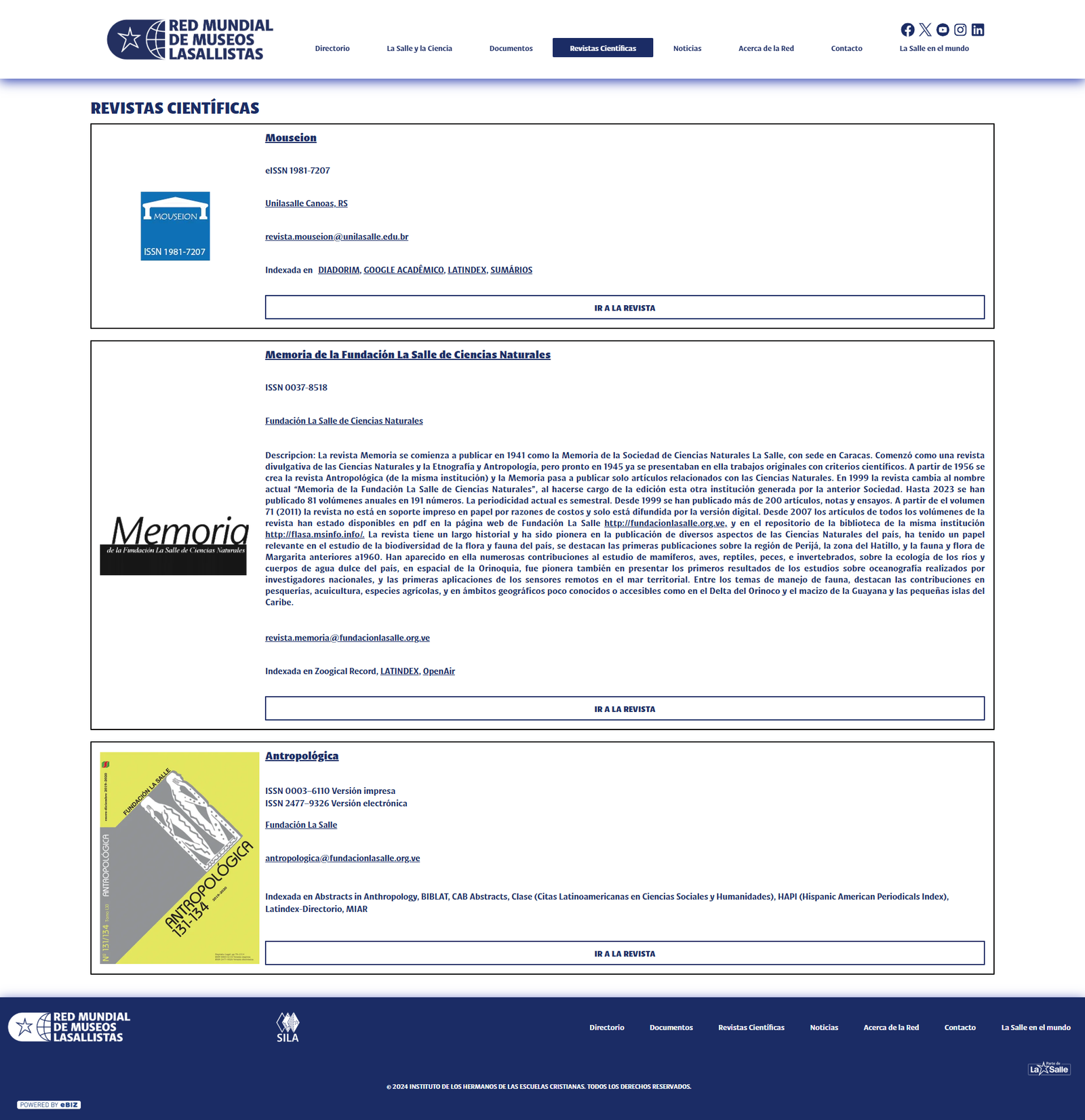 Revistas científicas